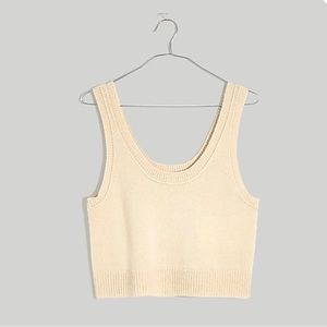 NWT Madewell x Donni (Re)sourced cashmere merino sweater tank